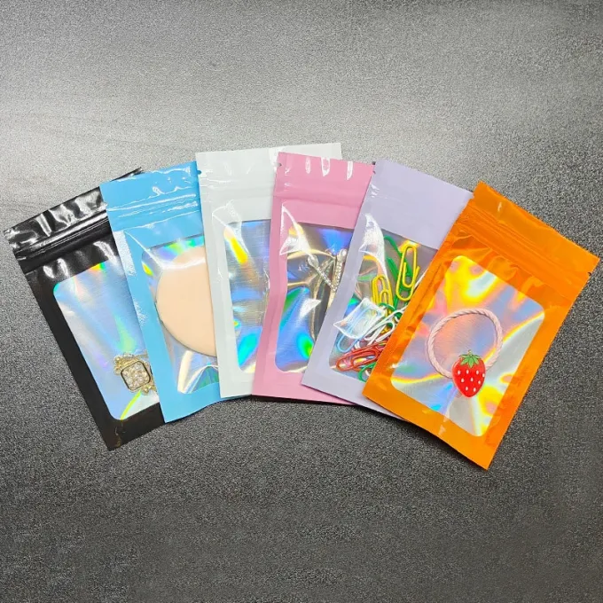 Tùy chỉnh CPE PE Transparent Frosted Plastic Zip Lock Bag Mini Zip Pocket 1