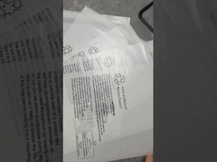 Thẻ ba mặt túi giấy thủy tinh tùy chỉnh để đóng gói