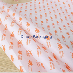 Logo màu cam Khăn giấy in được cá nhân hóa Gói cho hoa cưới Garland Quà tặng trên khuôn mặt