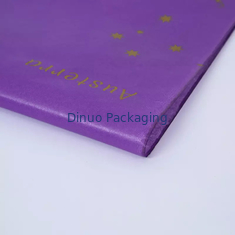 50 X 70cm Dập vàng Giấy gói sang trọng Giấy lụa thân thiện với môi Logo tùy chỉnh