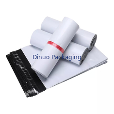 Túi Polymailer tái chế được in tùy chỉnh Trắng đen để vận chuyển chuyển phát nhanh