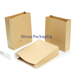 In logo tùy chỉnh Bao bì thực phẩm Deli Takeaway Bánh mì Túi giấy Kraft