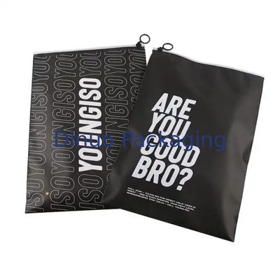 Logo in tùy chỉnh CPE Plastic Slider Zipper Bags