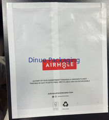 100% Biodegradable Side Gusset túi giấy tùy chỉnh với logo cho quần áo