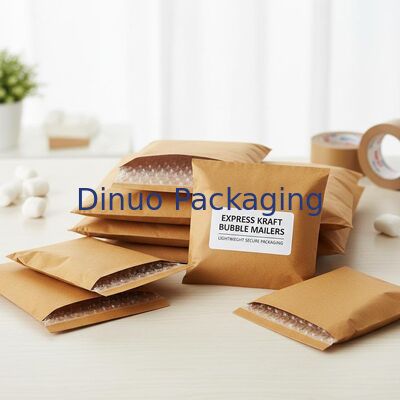 Túi Kraft có đệm Express Mailers Trọng lượng nhẹ Độ dày 60 đến 180gsm Phong bì có đệm được thiết kế để vận chuyển và đóng gói an toàn