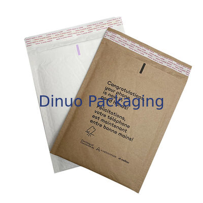 Sinh thái có thể phân hủy sinh học Hai lớp Phong bì đệm Màu nâu tổ ong Túi vận chuyển Giấy kraft Bong bóng bưu phẩm Có thể phân hủy