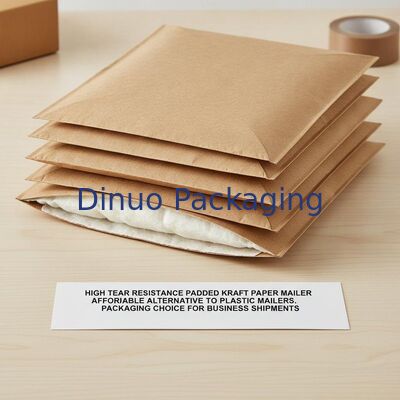 Mailer Giấy Kraft Lót Chống Rách Cao Lựa Chọn Giá Rẻ Thay Thế Cho Túi Nhựa Đóng Gói Cho Hàng Hóa Kinh Doanh