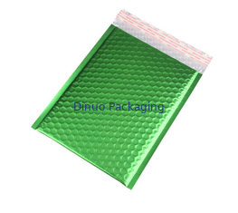 Quad Seal Light Green Metal Bubble Mailers 265x360mm #I Nhựa chống sốc cho khuyến mãi