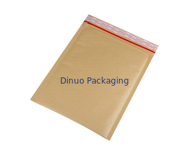 Nhẹ chống dầu Brown 6x10 Kraft Bubble Mailers màng opp bên ngoài dễ rách