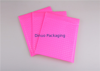 Poly Pink Bubble Mailers Túi, phong bì thư bong bóng đầy màu sắc cho bao bì