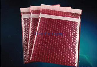 Đa chức năng Poly Bubble Mailers Màu đỏ 7.25 "X12" # 1 Kích thước phân hủy sinh học