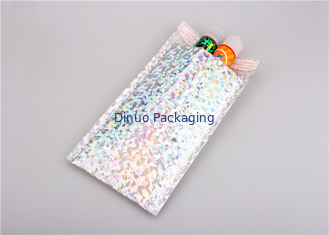 Bạc Glamour Hologpson Bubble Mailers Padded Envelopes Chống sốc