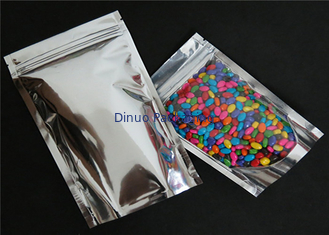 Chống ẩm đứng lên Túi nhôm Lá có Zipper và Xé Notch Chống tĩnh