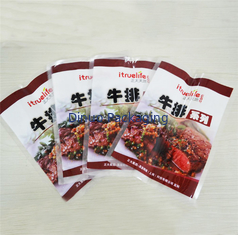 Nhỏ tùy chỉnh thực phẩm in bao bì Túi tự dính niêm phong độ ẩm Bằng chứng