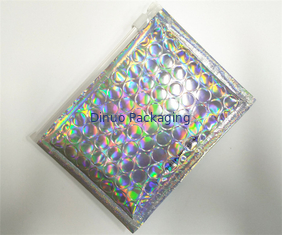 Tùy chỉnh bong bóng thư ba chiều Màu sáng bóng với Ziplock đóng cửa có thể tái chế