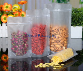 Tùy chỉnh in túi đứng lên với Ziplock, đứng lên Bao bì túi nhựa
