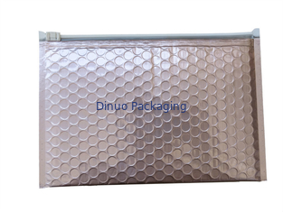 Fleixble Bao bì Zipper Zipper Túi, Bạc Matt Aluminun Lá Bubble Zipper Phong bì