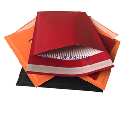 Tùy chỉnh màu đỏ tự niêm phong giấy Mailers Bao bì đệm phong bì