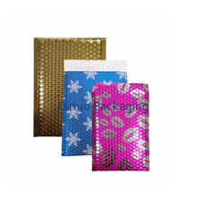 Holographic Bubble Foil Vận chuyển Túi gửi Thư bằng kim loại Phong bì độn