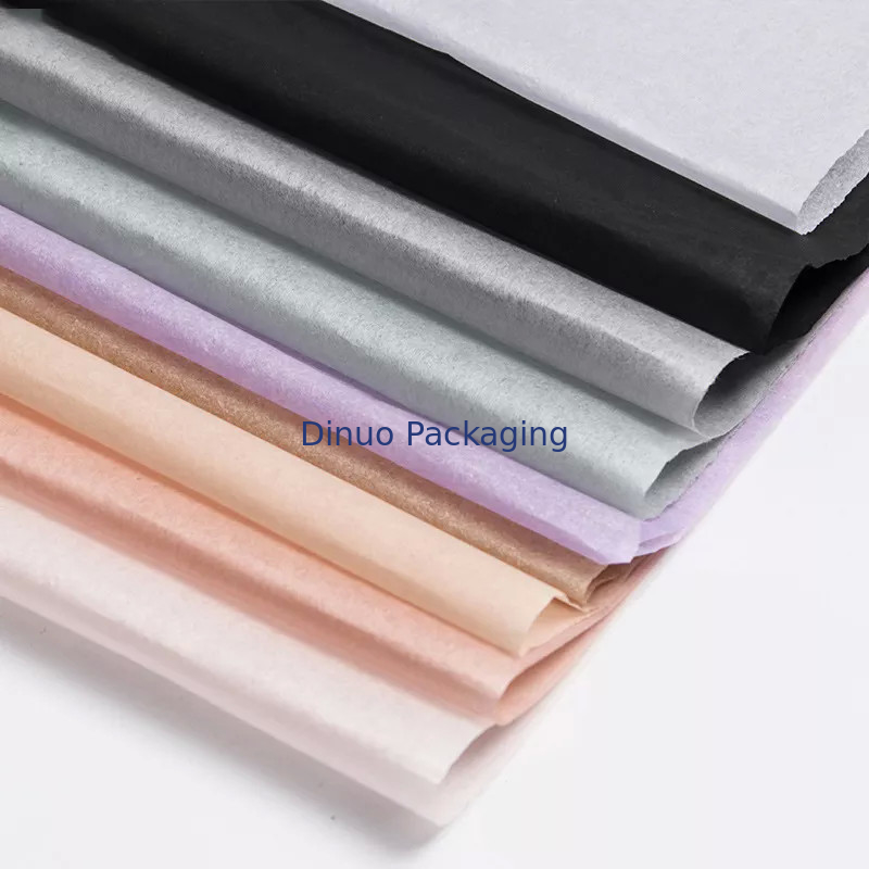 Giấy gói bột giấy gỗ chống cháy đầy màu sắc thời trang cho bao bì quần áo