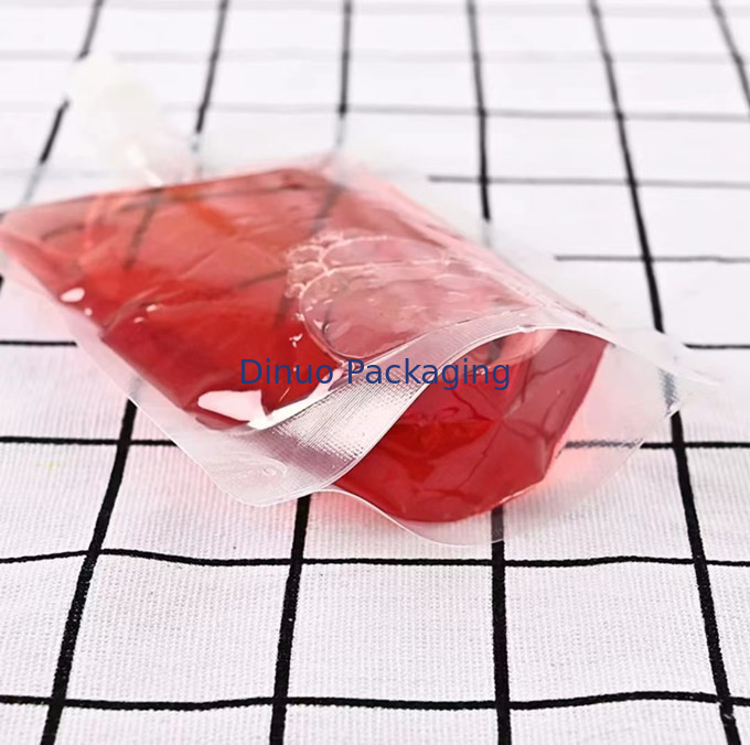 Cấp thực phẩm bằng nhựa tổng hợp đứng lên Túi có vòi Bia in tùy chỉnh Uống Túi chất lỏng
