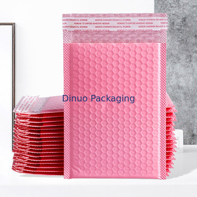 100% tái chế thiết kế màu hồng bảo vệ túi bơm thư với chức năng chống nước cho sản phẩm