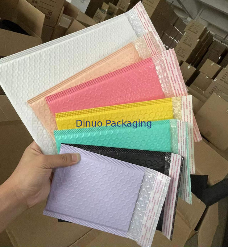 100% tái chế thiết kế màu hồng bảo vệ túi bơm thư với chức năng chống nước cho sản phẩm