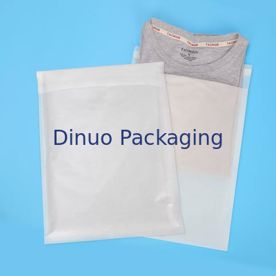 Túi giấy thủy tinh trong suốt may mặc không nhựa Gusset cho áo phông