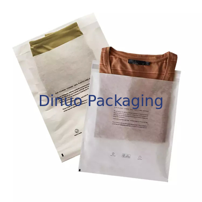 Bán buôn túi quần áo thân thiện với môi trường vận chuyển túi phong bì tùy chỉnh ứng dụng túi giấy tái chế nhanh