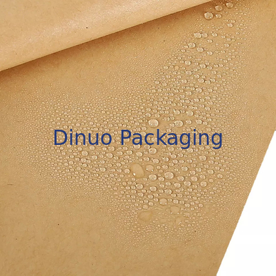 100 Gói Túi Giấy Kraft Phẳng Có Thể Phân Hủy Sinh Học Phong Bì Cho Bánh Sandwich Bỏng Ngô