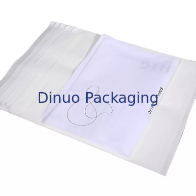 Logo tùy chỉnh Quần áo không thấm nước Đóng dấu Túi giấy Glassine Túi đóng gói màu trắng Phong bì