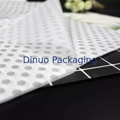Giấy gói kim loại màu trắng và vàng có thương hiệu dành cho túi xách / trang sức nữ