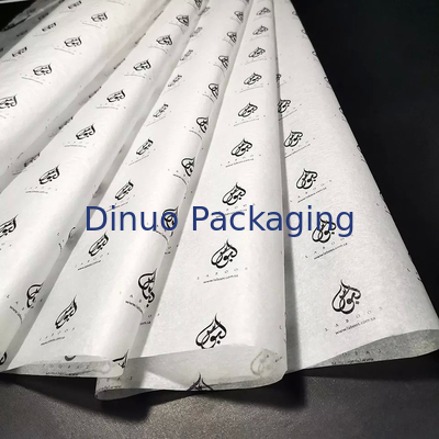 Giấy gói kim loại màu trắng và vàng có thương hiệu dành cho túi xách / trang sức nữ