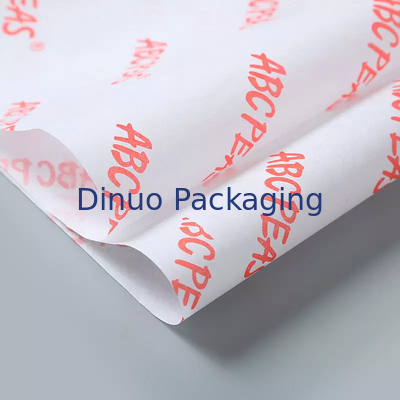 Logo màu cam Khăn giấy in được cá nhân hóa Gói cho hoa cưới Garland Quà tặng trên khuôn mặt