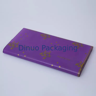 50 X 70cm Dập vàng Giấy gói sang trọng Giấy lụa thân thiện với môi Logo tùy chỉnh