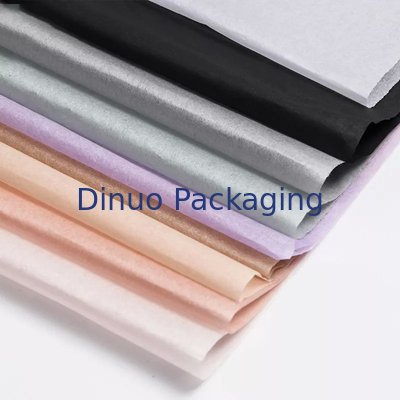Giấy gói bột giấy gỗ chống cháy đầy màu sắc thời trang cho bao bì quần áo
