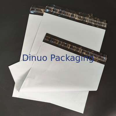 Túi Polymailer tái chế được in tùy chỉnh Trắng đen để vận chuyển chuyển phát nhanh