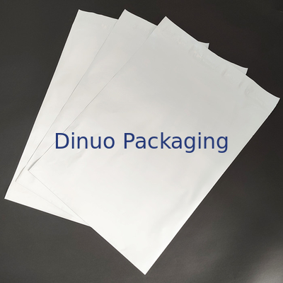 Túi Polymailer tái chế được in tùy chỉnh Trắng đen để vận chuyển chuyển phát nhanh
