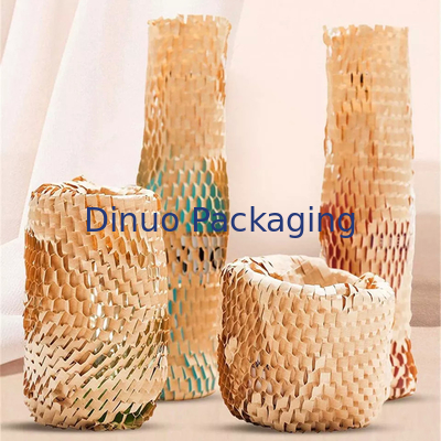 Giấy Kraft tổ ong có thể phân hủy sinh học Woodpulp Đệm bóng tổ ong bảo vệ