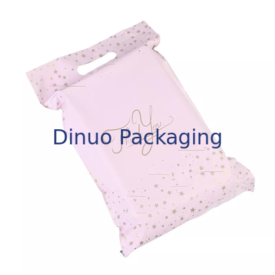 In túi nhựa tái chế Poly Mailer Bao bì quần áo Túi chuyển phát nhanh có tay cầm