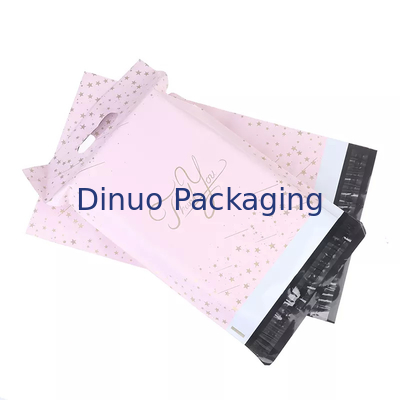 In túi nhựa tái chế Poly Mailer Bao bì quần áo Túi chuyển phát nhanh có tay cầm