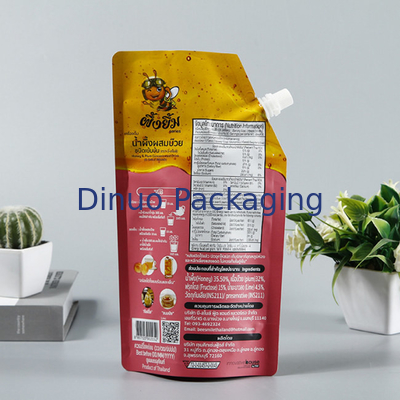 Túi đựng nước ép trái cây bằng nhựa có thể phân hủy sinh học tùy chỉnh