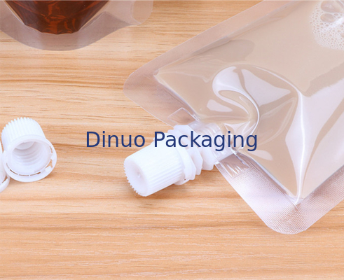Cấp thực phẩm bằng nhựa tổng hợp đứng lên Túi có vòi Bia in tùy chỉnh Uống Túi chất lỏng