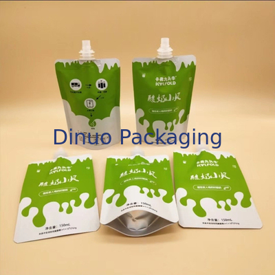 Có thể phân hủy sinh học Túi đứng lên tùy chỉnh có thể phân hủy sinh học Sữa lỏng / Túi đựng thức ăn thạch