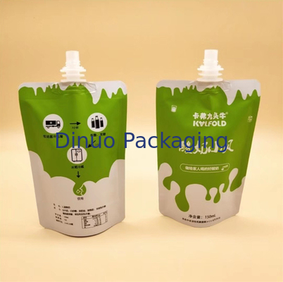 Có thể phân hủy sinh học Túi đứng lên tùy chỉnh có thể phân hủy sinh học Sữa lỏng / Túi đựng thức ăn thạch