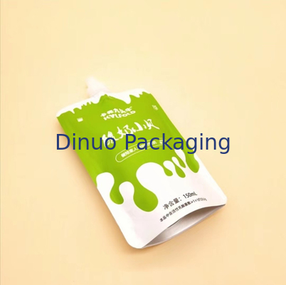 Có thể phân hủy sinh học Túi đứng lên tùy chỉnh có thể phân hủy sinh học Sữa lỏng / Túi đựng thức ăn thạch
