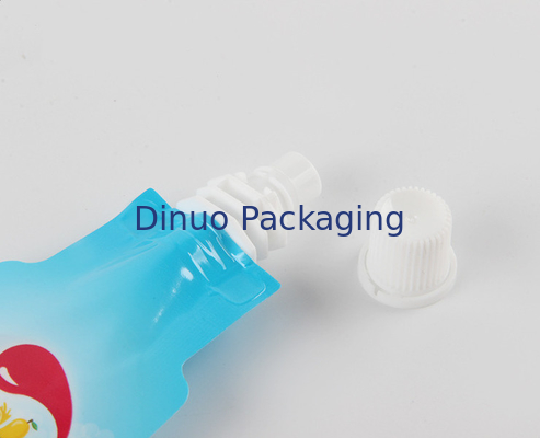Túi Doypack in tùy chỉnh Nước giải khát Chai hình vòi Nhôm Foil Đứng lên Túi có vòi
