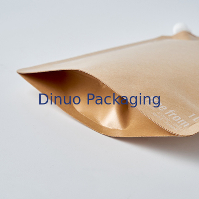 Nước hoa Giấy Kraft In tùy chỉnh Túi đứng lên Túi nhôm Foil Túi đựng thức ăn lỏng