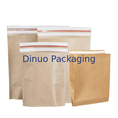 Có thể tái chế Thân thiện với môi trường Tự dính Con dấu Túi đựng thư bằng giấy nguyên chất cho hàng may mặc