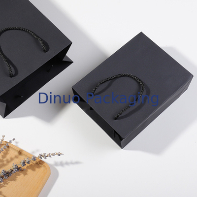 Túi đựng hàng đầu có thể phân hủy sinh học có thể tái sử dụng Túi đóng gói quà tặng bằng giấy kraft tùy chỉnh